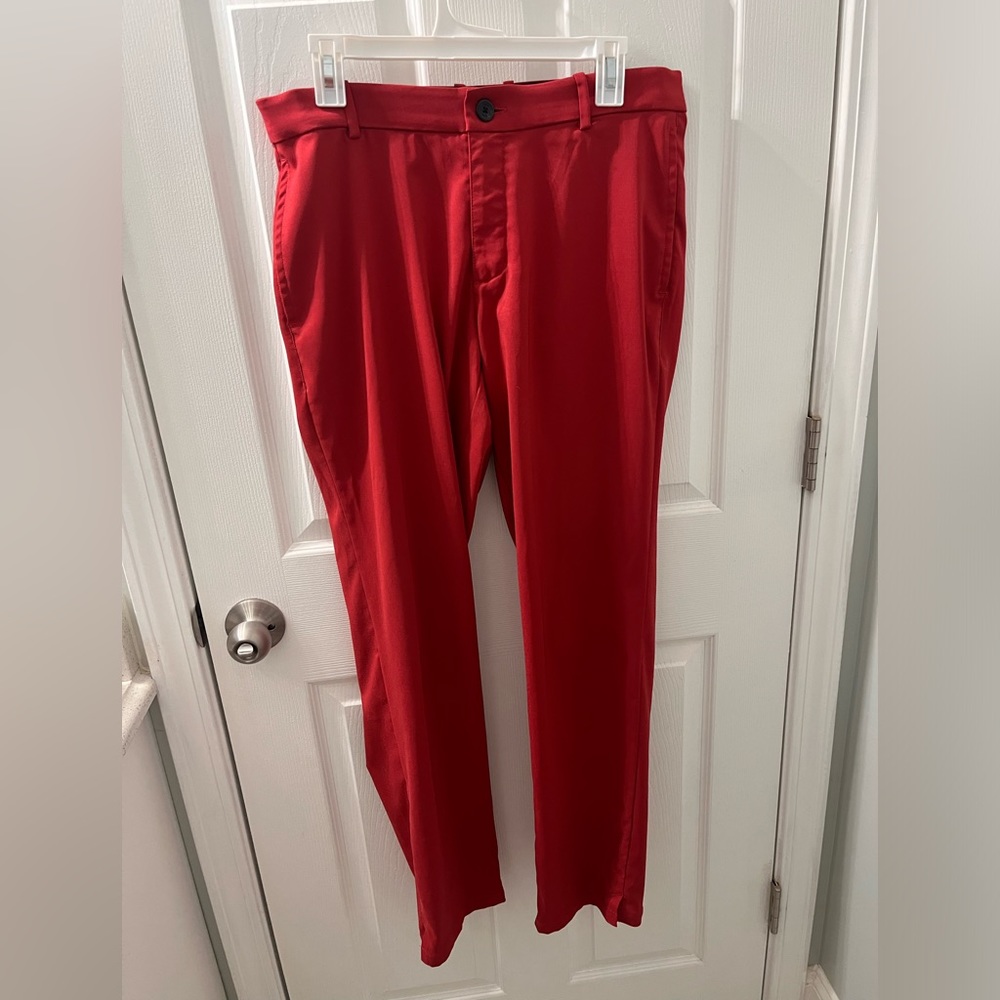 Nike Golf Dri-Fit Red Golf Pants
